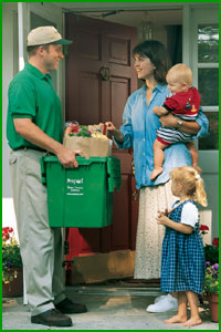 Peapod delivers